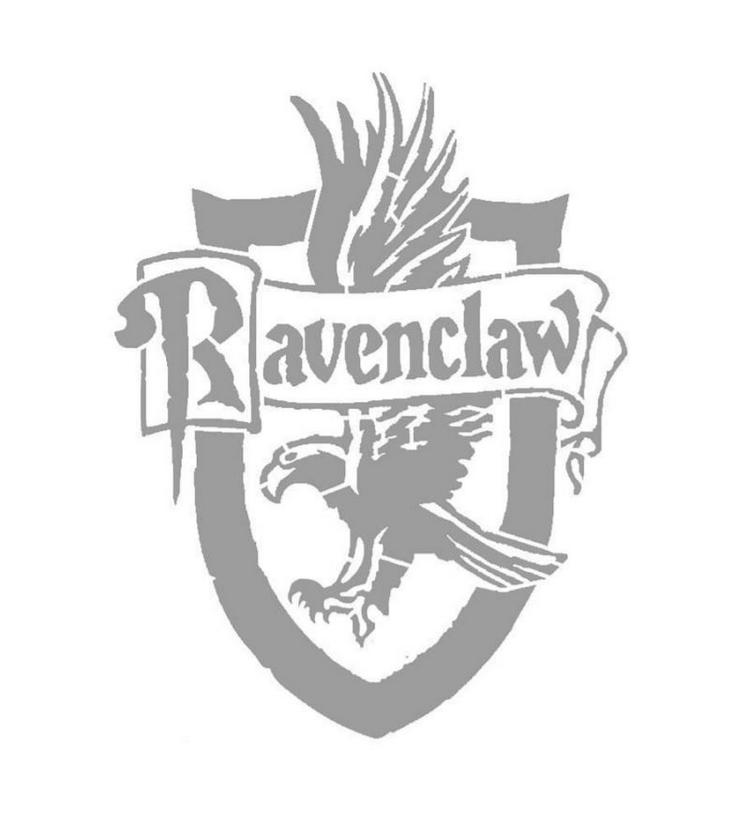 Ravenclaw Hogwarts Haus Schnitzvorlage zum Ausdrucken