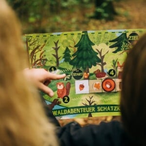 Schatzsuche zum Kindergeburtstag organisieren im Wald spielen mit Ausgefuxt Karte