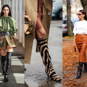 Second Skin Boots Stiefel Trend Herbst 2021 Midirock mit Stiefel kombinieren