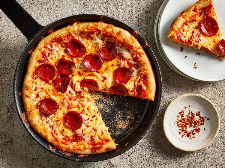 schnelles Abendessen Rezepte wie Pizza ohne Ofen backen