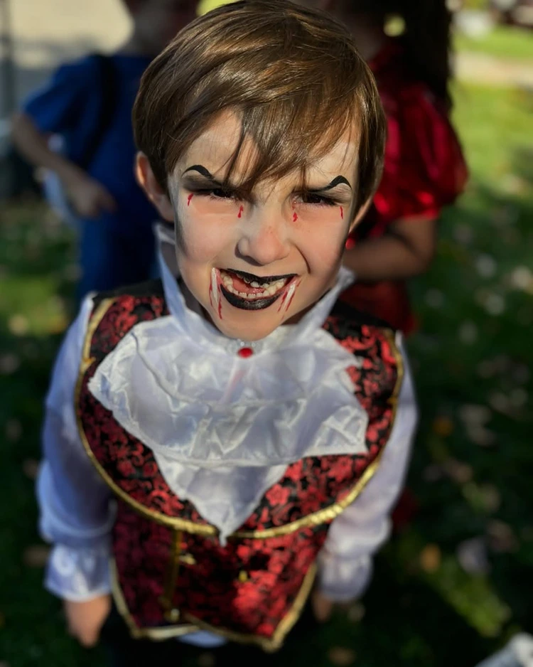 vampir schminken kinder junge