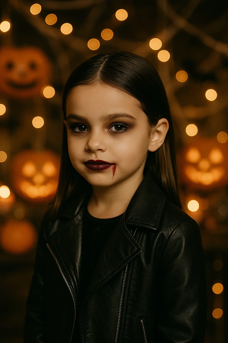 vampir schminken mädhcne einfach