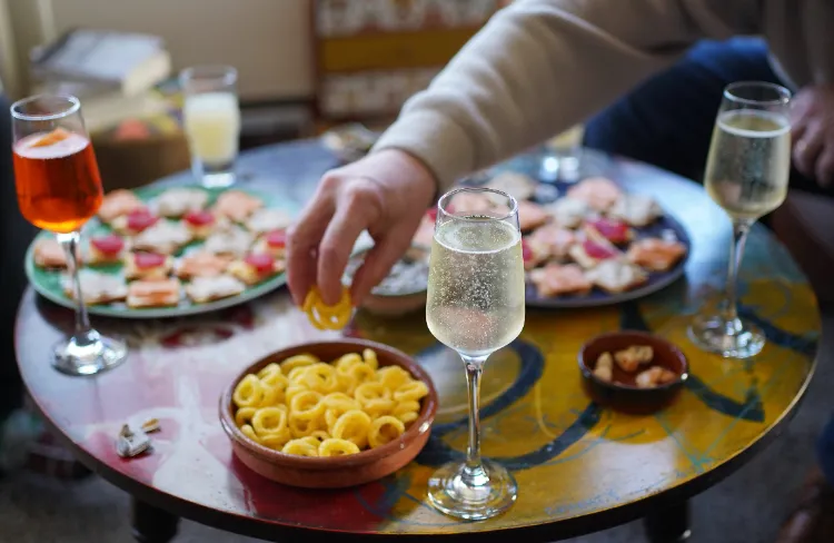 welche Gerichte zum Champagner servieren Food Pairing Sekt Tipps