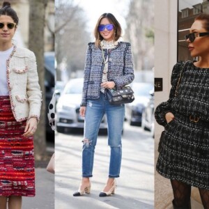 Boucle kombinieren Modetrend Herbst 2021 Jacken Trends Winter