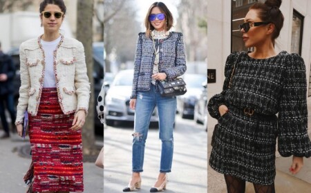 Boucle kombinieren Modetrend Herbst 2021 Jacken Trends Winter