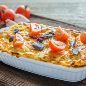 Caprese Lasagne Röllchen Rezept wie Lasagneplatten anders verwenden schnelles Abendessen