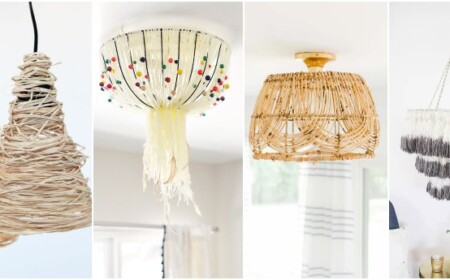 DIY Projekte Boho Lampe selber machen