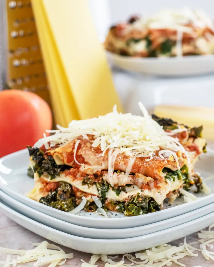 Grünkohl Lasagne Thermomix schneller Auflauf Abendessen