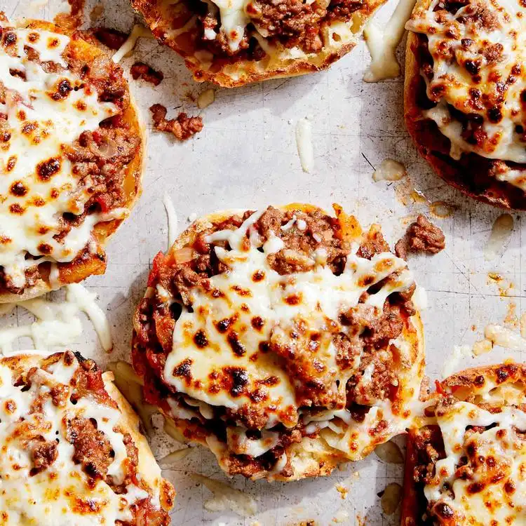 Make Your Own Pizza Burgers Recipe for Leftover Hamburger Buns