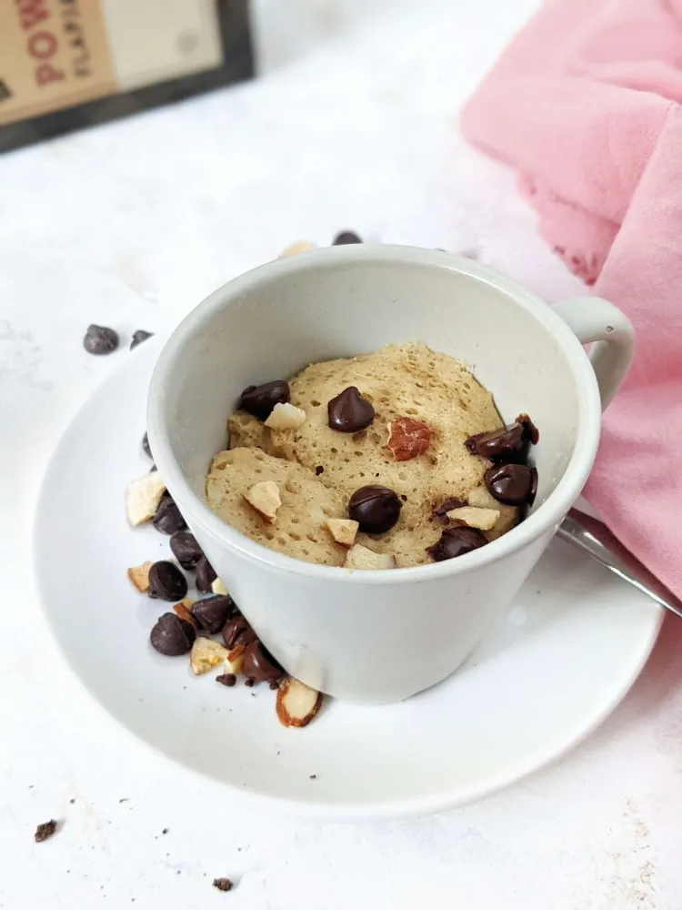 Tassenrezepte Kuchen einfach Pfannkuchen in der Mikrowelle zubereiten