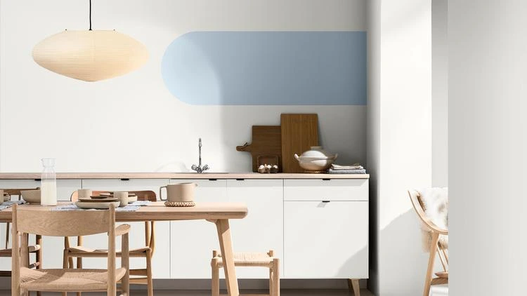 Wie die Farbe des Jahres 2022 von Dulux in der Küche integrieren Salon Farbpalette