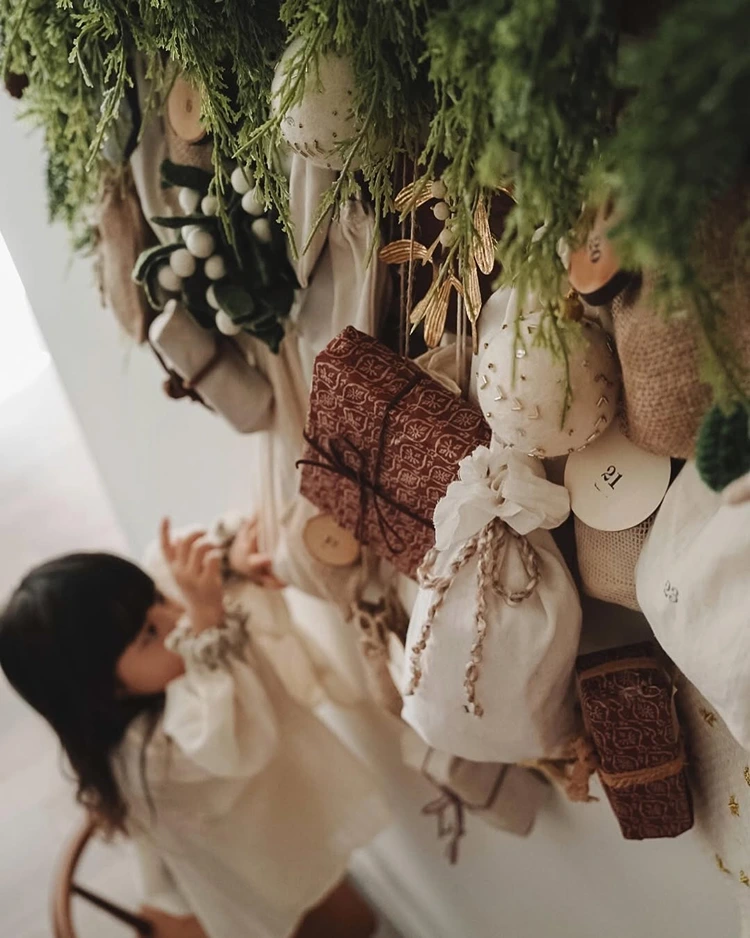 adventskalender für 3jährige aus stoffbeuteln