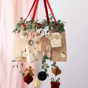 adventskalender papierbeuteln