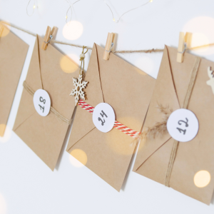 handgemachte adventskalender mit sprüchen