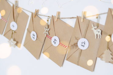 handgemachte adventskalender mit sprüchen