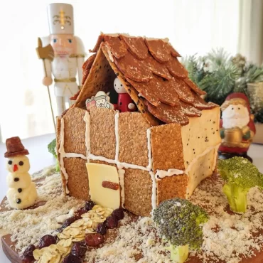 herzhafte Lebkuchenhaus Alternative Weihnachten Charcuterie House was ist das