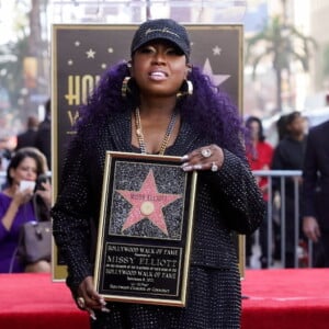 hiphop ikone missy elliott erhält zu ehren einen stern auf der walk of fame in hollywood