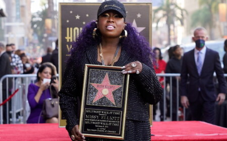 hiphop ikone missy elliott erhält zu ehren einen stern auf der walk of fame in hollywood