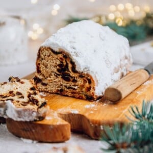 Christstollen backen Tipps Stollen formen ohne Backform Anleitung