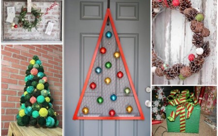 DIY Weihnachtsdeko mit Hasendraht originelle Ideen