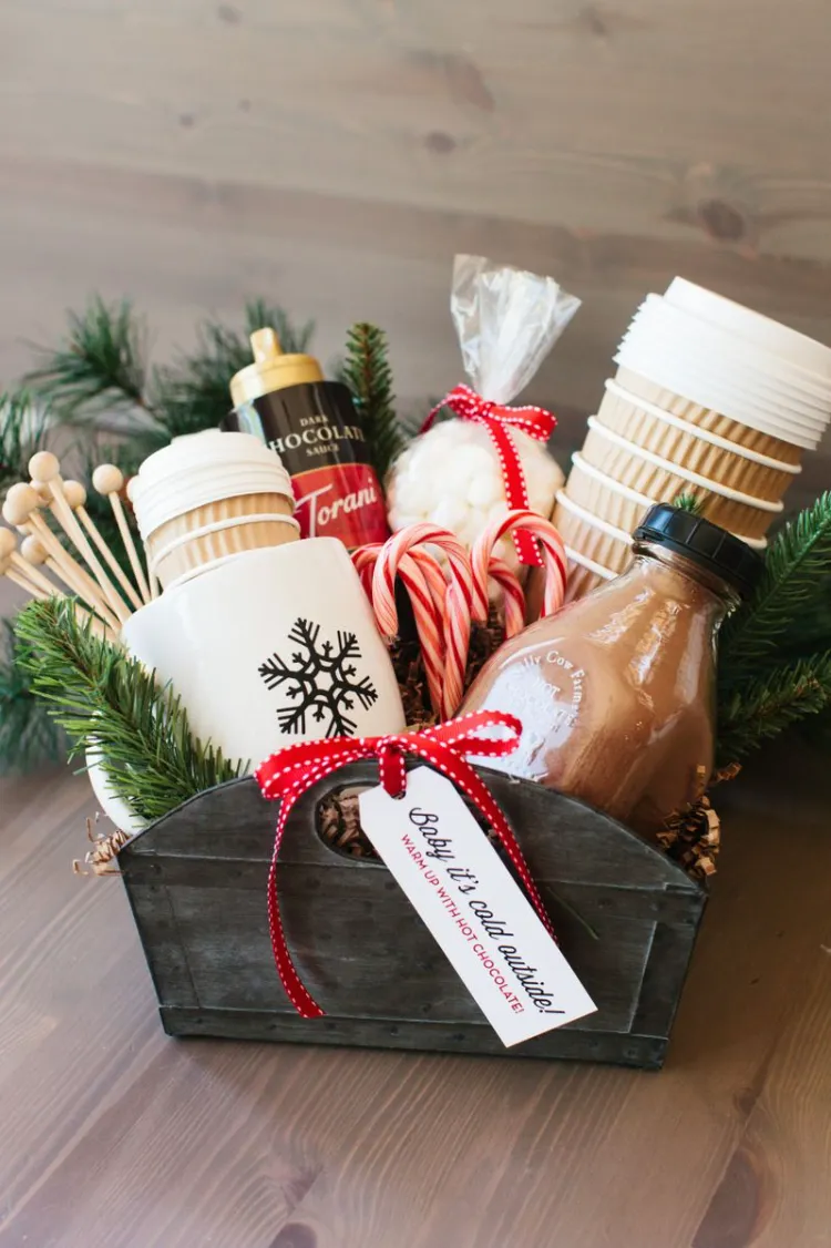 Geschenkbox Ideen für beste Freundin kleine Geschenke Silvester selber machen