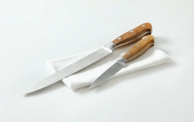Messer mit Holzgriff dürfen nicht in die Spülmaschine