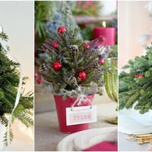 Mini Weihnachtsbaum basteln Ideen und Anleitungen