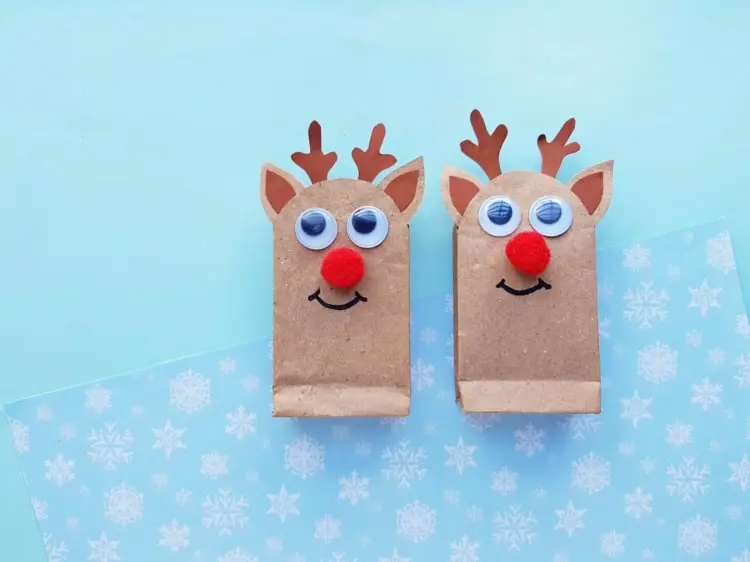 Niedliche Verpackung zu Weihnachten für Kindern - Spüßigkeiten verpacken