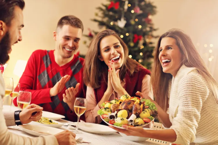 an Weihnachten nicht zunehmen Tipps gesunde Snacks abends