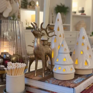 couchtisch deko für weihnachten glamour pur ideen für ihren wohnzimmertisch