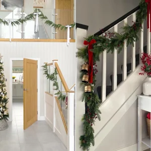 Flur weihnachtlich dekorieren - Mit moderner oder traditioneller Deko