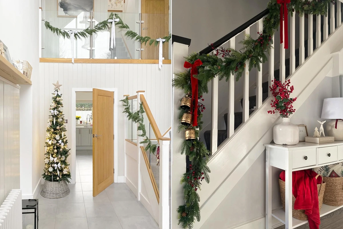 Flur weihnachtlich dekorieren - Mit moderner oder traditioneller Deko