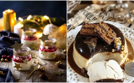 Panna Cotta zu Weihnachten