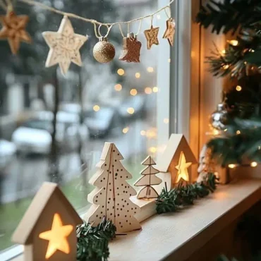 weihnachtsbeleuchtung am fenster inspiration