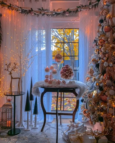 weihnachtsdeko mit lichterketten inspirierende ideen