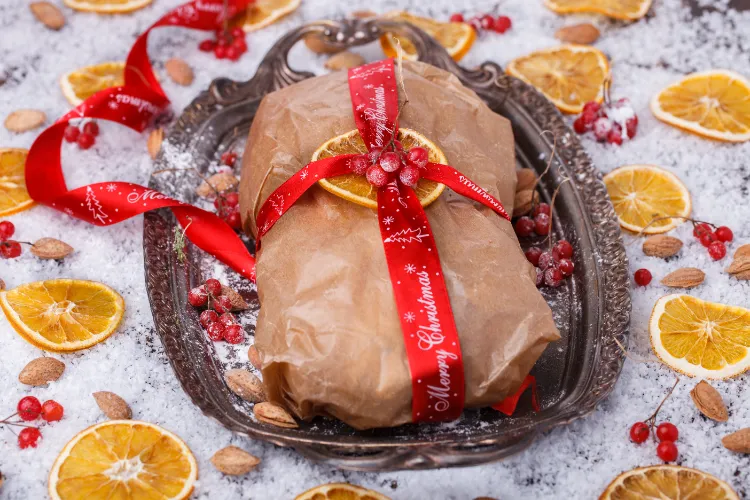 wie Christstollen aufbewahren Stollen formen Anleitung