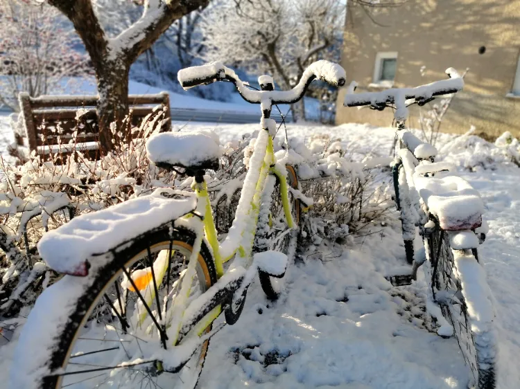 Fahrrad im Winter intakt halten Fahrradschloss eingefroren was tun