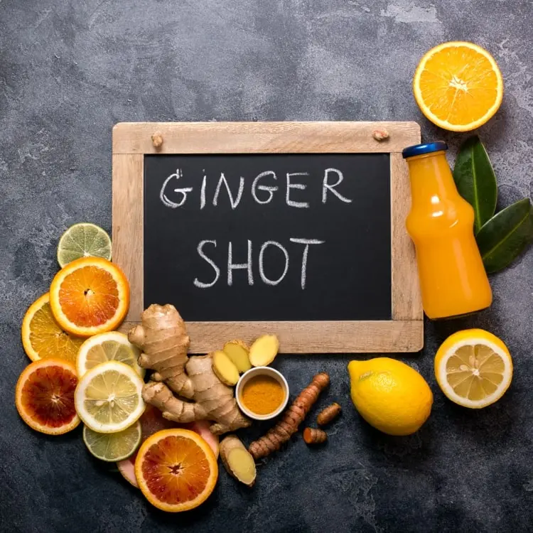 Make your own ginger shot - boost your immune system with simple tips