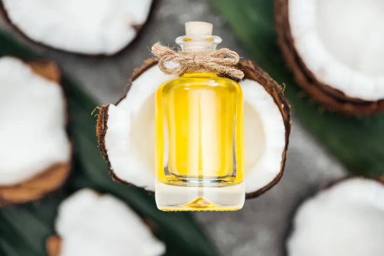 Kokosöl Hautpflege Vorteile Hausmittel gegen trockene Schienbeine im Winter