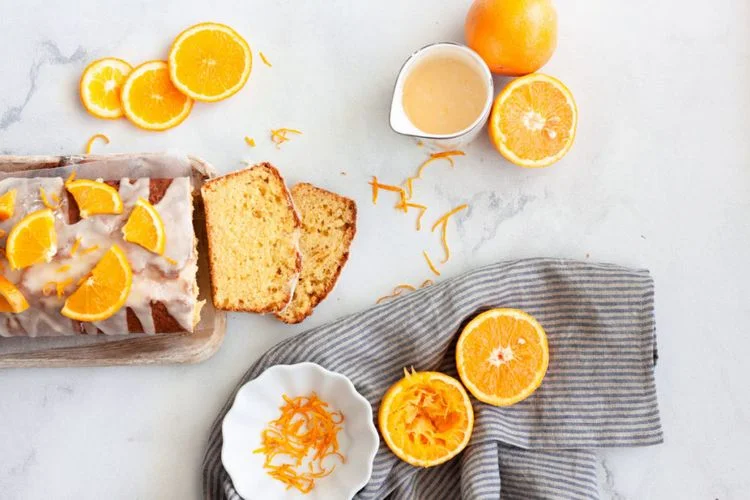 Leckeres Rezept für Orangen Kuchen mit Glasur