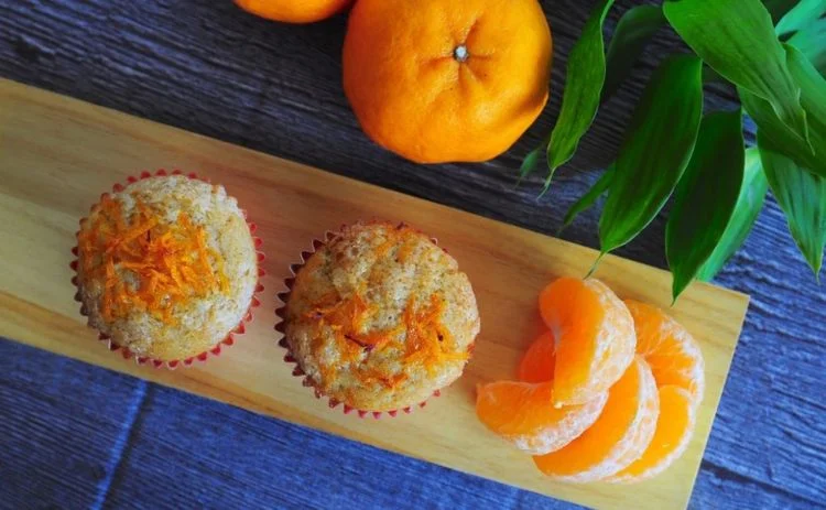 Muffins mit frischen Mandarinen Rezept