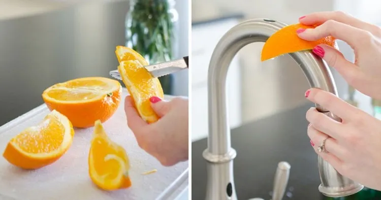 Orangenschalen verwenden als Allzweckreiniger selber machen