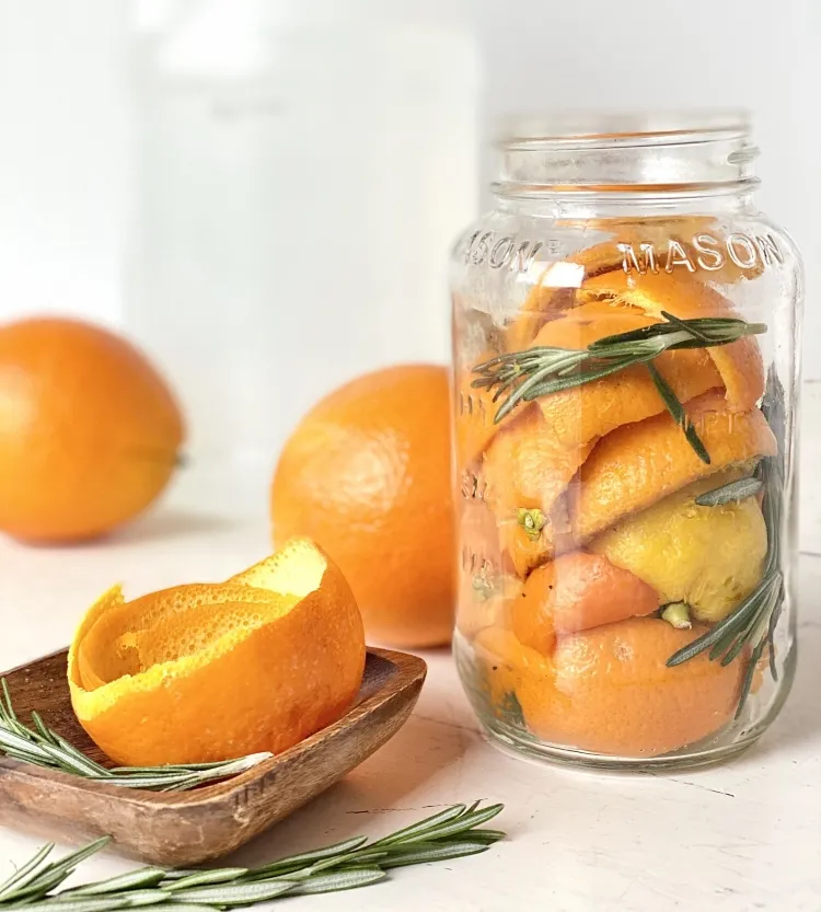 Orangenschalen verwenden im Haushalt nützliche Tipps