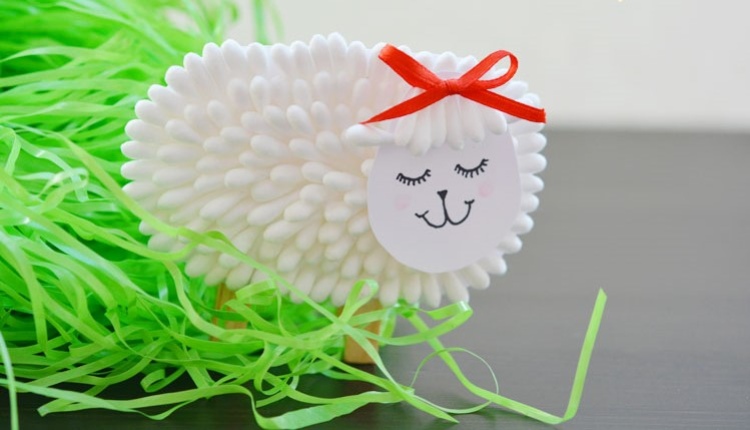 basteln mit Wattestäbchen