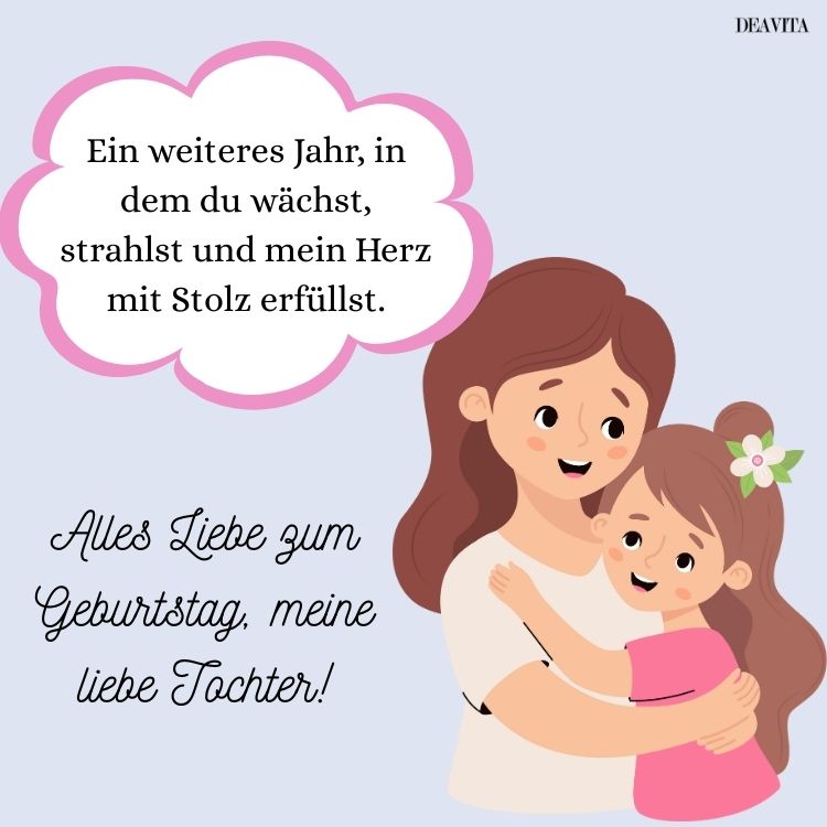 alles liebe zum geburtstag tochter