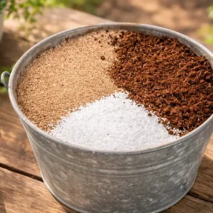 Anzuchterde selber mischen Zutaten Bio