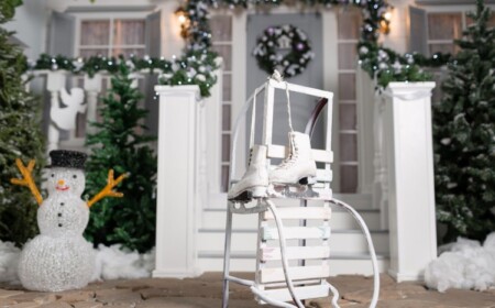 Hauseingang im Januar