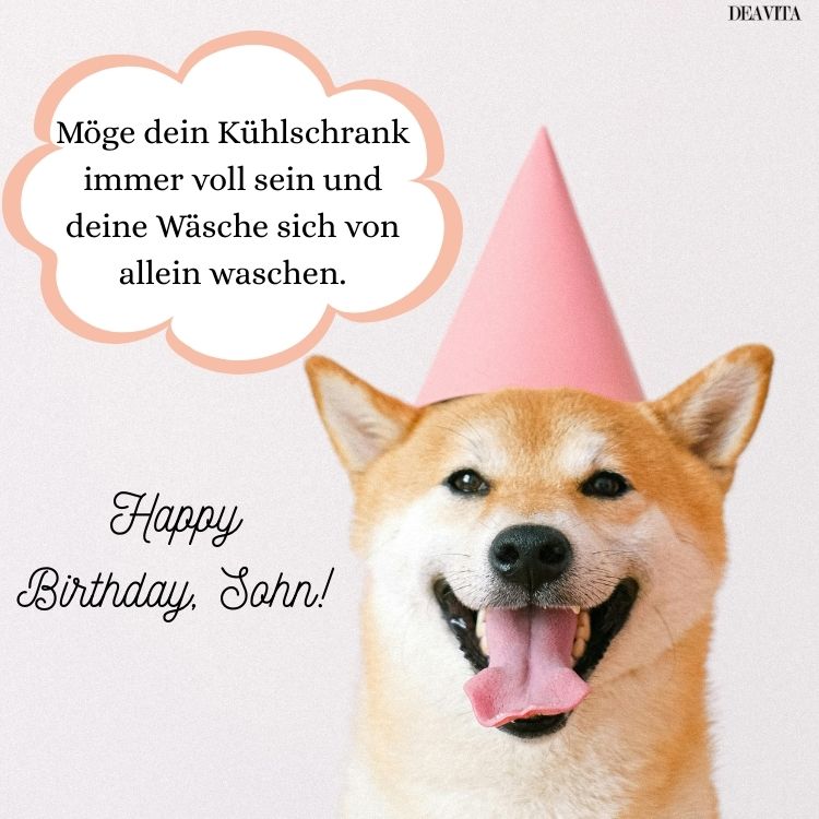 geburtstagswünsche für erwachsenen sohn von mutter lustig