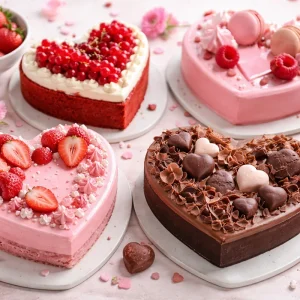 Herzform Kuchen selber machen mit runder Backform