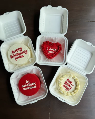 verschiedene bento cakes